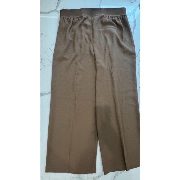 Spanx NWT Crepe Pleated Trouser in Cedar Size XL - Picture 3 of 4